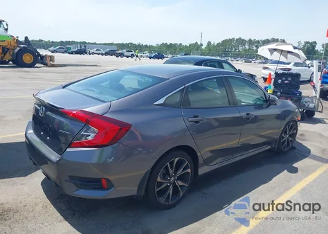 2020 Honda Civic Sport из США, поврежденный, VIN 2HGFC2F80LH565926
